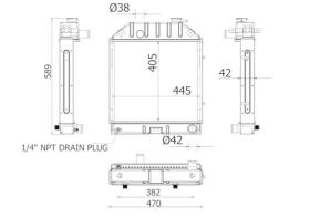  CR2330000S - RADIADOR DE REFRIGERANTE MAQUINARIA