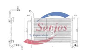 SANJOS 142029 - RADIADOR, LAND ROVER
