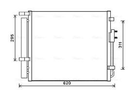  HY5343D - COND. SANTA FE 2.2 CRDI * 08/12-