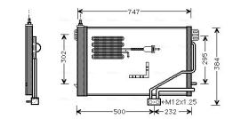  MSA5298D - CONDENSOR C KLASSE W203 DIES. 09/00