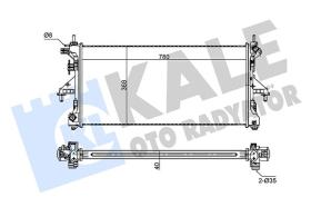 KALE 347440 - CITROEN JUMPER - PEUGEOT BOXER RADIATOR