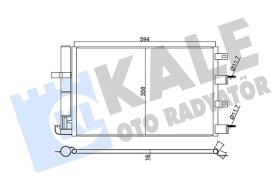 KALE 345735 - JAGUAR S-TYPE / XF / XF SPORTBRAKE CONDENSER