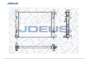 JDEUS M0231100 - RE CLIO 1.5 DCI 2012, radiador