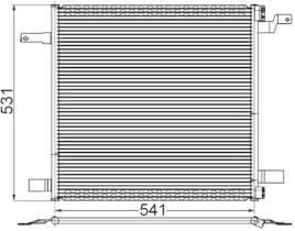 MAHLE AC259001S - CONDENSADOR STANDARD TURISMO MB M-C