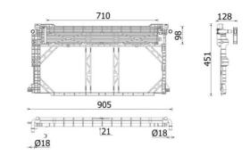  CR2668000P - RENAULT TRAFIC III VAN (FG_) *CON CALANDRA*