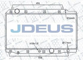 JDEUS M0130320 - HO CR-V 2.2 CDTI 2005 RADIADOR
