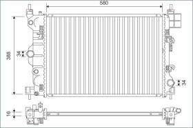  701171 - RADIATORS CHEVROLET AVEO