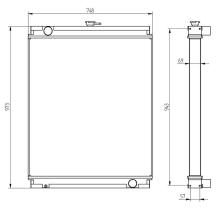 SANJOS SJ0015430 - RADIADOR NEW HOLLAND // KOBELCO