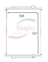 SANJOS SJ0015442 - ERF, RENAULT - COMM RADIATOR