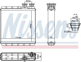 NISSENS 707302 - SEAT ARONA (2017) 1.6 TDI, CALEFACTOR