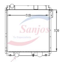 SANJOS SJ0015454 - RADIADOR MITSUBISHI CANTER D 08-