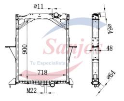  SJR0010037 - RAD.AGUA FM9-FM12-FMX 98- C SUP.RQ