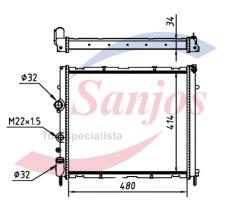 SANJOS SJR0010090 - RAD.PREMIUM II 06- S SUP. RQ