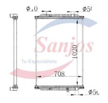 SANJOS SJR0010105 - RAD.MAGNUM DXI 06-13 S SUP.RQ