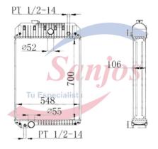 SANJOS SJR0010119 - RAD.CATERPILLAR-PERKINS RQ