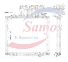 SANJOS SJR0010120 - RAD.AGUA MAN TGA-TGS-TGX C SUP.RQ