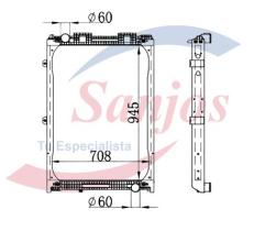 SANJOS SJR0010152 - RAD.MAN E2000 95- S/SUP