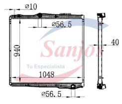 SANJOS SJR0010153 - RAD.SCANIA R-SERIE 05- S SUP.RQ