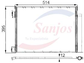 SANJOS SJR0010485 - COND.MICRA-JUKE-CLIO 1.0-1.5DCI 16- RQ