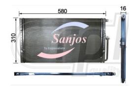 SANJOS SJR0010527 - COND.SANDEN MFC1058AE