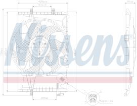 NISSENS 850078 - MERCEDES-BENZ C-SERIES W203 (2000) C240 2.6