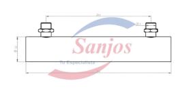 SANJOS SJ0054009 - ENFRIADOR DE ACEITE JCB