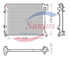 SANJOS SJ0015517 - NISSAN QASHQAI III J12 1,3 2021- 21410-HV70A