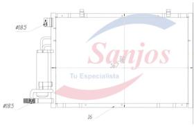 SANJOS SJ0021900 - FORD KA+ 1.2 06.16-