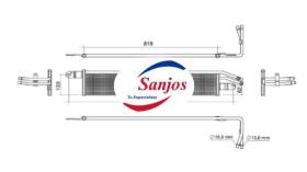 SANJOS SJ0054011 - RADIADOR DE ACEITE, ACEITE MOTOR SCANIA