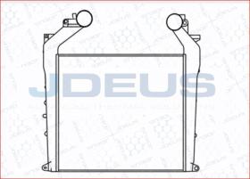 JDEUS M815017A - MAN TGS 2020, INTERCOOLER