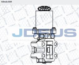 JDEUS EG028004V - VALVULA EGR TOYOTA RAV4 III