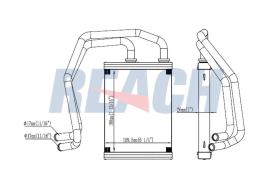 REACH COOLING 11812070 - MITSUBISHIFUSO FE125 ;2008-2011