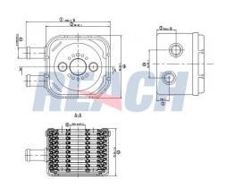 REACH COOLING 12410170 - VOLKSWAGENPASSAT 5.0D ;1988-
