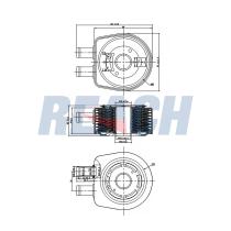 REACH COOLING 12411037 - RENAULT21 5.0D ;1986-