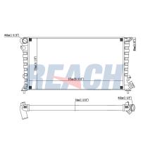 REACH COOLING 14013407534 - CITROENBERLINGO 1.8 D ;1998-