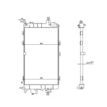 REACH COOLING 14014337534 - OPELASTRA H (A04) 1.3 ;2005-