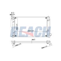 REACH COOLING 14014956126 - TOYOTAAVENSIS (T25) 2.0 ;2003-