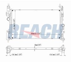 REACH COOLING 14023835022 - VAUXHALLADAM 1.4L ;2013-