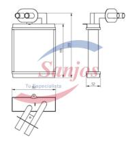 SANJOS SJ0040728 - CALEFACTOR ISUZU NKR