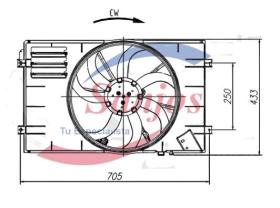 SANJOS SJR0013551 - ELV.A3-GOLF-TRANSPORTER-CADDY 08-15 BROSE