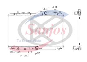SANJOS SJ0015574 - RAD.HONDA HR-V 15-