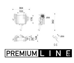 MAHLE CI737000P - INTERCOOLER MERCES CLASE C
