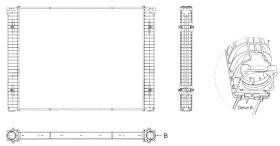 SANJOS SJ0015608 - RAD. VOLVO PENTA TAD16 LOWER/VOLVO CE (REJILLA DENTRO DEPOS)