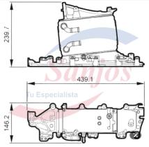 SANJOS SJ0030969 - MOD. INT. AUDI/SEAT/SKODA/VW A3/LEON/OCTAVIA III/G