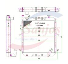 SANJOS SJ0015645 - NISSAN CABSTAR 3.0D 99- ( ALL ALUMINIUM ) 474*469
