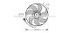 AVA VN7521 - FAN GOLF 1.4I/2.3I +A/C LEFT